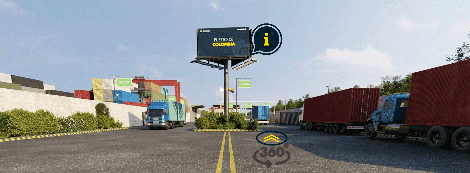 Puerto de exportación Colombiana