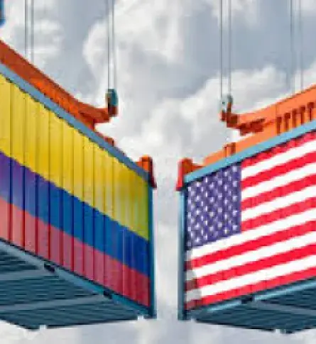Conteiner de Colombia y Estados Unidos