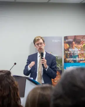 Matthijs de Meer, Director EU Affairs and Sustainability de la ECA, presentó el protocolo para la implementación del EUDR en la industria del cacao.