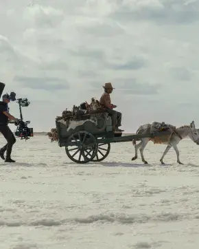Detrás de cámaras de la serie "Cien Años de Soledad".
