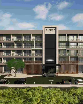 Renders fachada hotel Dazzler by Wyndham