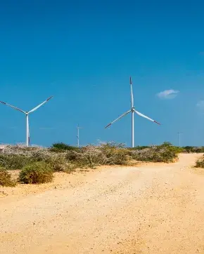 Generación eólica - La Guajira