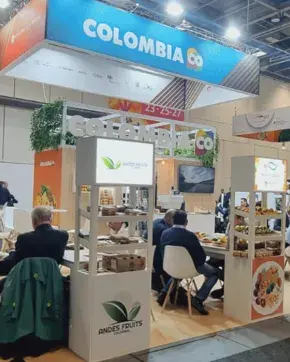 Colombia Co stand in Fruit Logistica