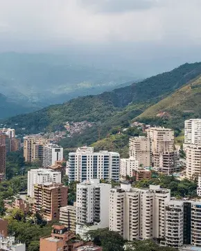 Fotografía panorámica de la ciudad del Valle del Cauca