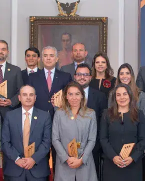 Fotografía de equipo de ProColombia y Presidencia