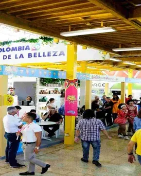 Stand de Colombia Co en feria de Cuba