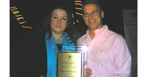 Carmenza Jaramillo and Henry Woodman- Jim Woodman Award